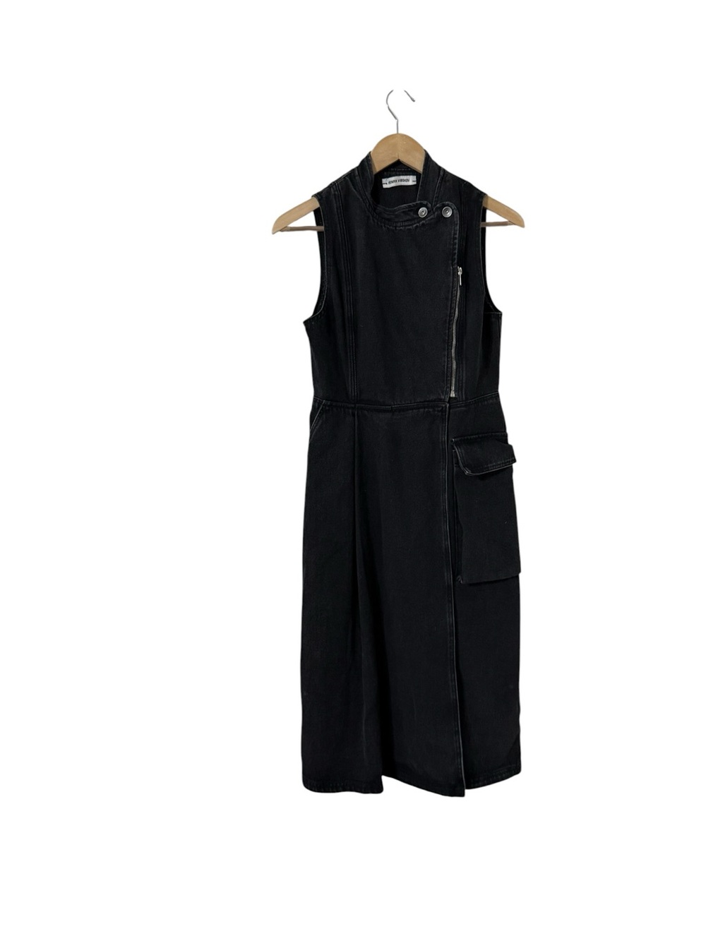 HENRIK VIBSKOV Craft Moto Sleeveless Dark Wash Denim Jean Dress - Picture 2 of 9